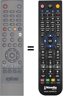 Replacement remote control WHV15752W