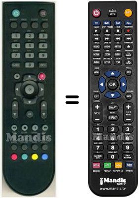 Telecomando equivalente HVS53309