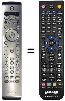 Gleichwertige Fernbedienung HVS51374-FI