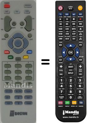 T&eacute;l&eacute;commande &eacute;quivalente Axil SEC15488W