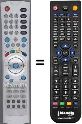 Gleichwertige Fernbedienung Arion WHV3066W