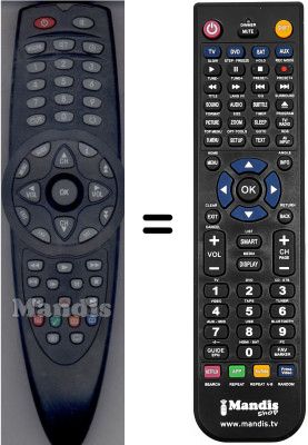 Telecomando equivalente HVS53533