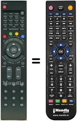 Telecomando equivalente HVS54756