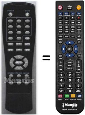 Telecomando equivalente HVS54949 Telecomando equivalente HVS54949