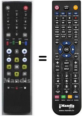 Telecomando equivalente Benq HVS53496