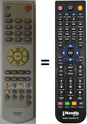 Telecomando equivalente HVS54754