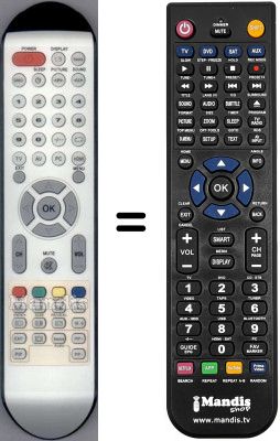 Replacement remote control Schaub Lorenz HVS54925