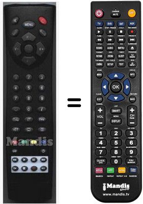 Gleichwertige Fernbedienung HVS53256