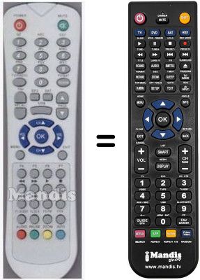 Replacement remote control HVS53230
