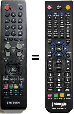 Gleichwertige Fernbedienung Samsung SEC0641
