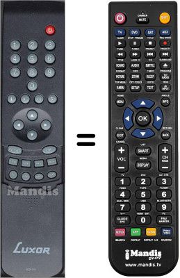 Replacement remote control Luxor SEC3584