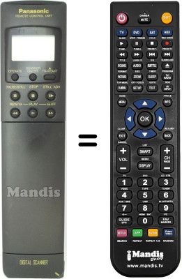 Replacement remote control SEC2855