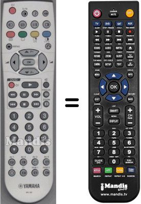 Telecomando equivalente Yamaha WHV3422